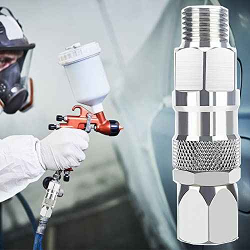 Sprayer Joint, 1/4-Inch Hose Swivel Joint, 360 Degrees Rotate Stainless Steel Airless High Pressure Spray Gun Connector Accessories for Paint Sprayers & Hose