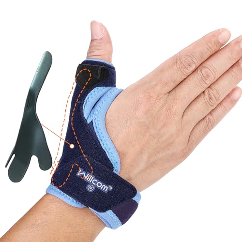 Thumb Brace for Arthritis Pain and Support, CMC Joint Spica Splint for Carpal Tunnel,Sprained,Tendonitis Injury Relief- Left or Right Hands(Large,6.75-8 inch)