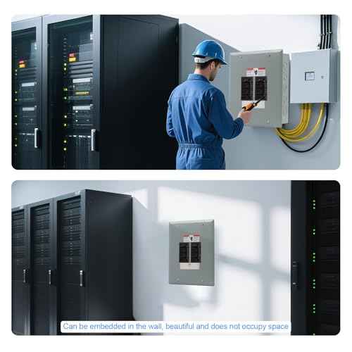 THQL Circuit Breaker?Panels, 8-Space, 125A Circuit Breaker Distribution Box, 120V/240V Circuit Breaker Electrical Enclosure,Indoor Main Lug Load Center