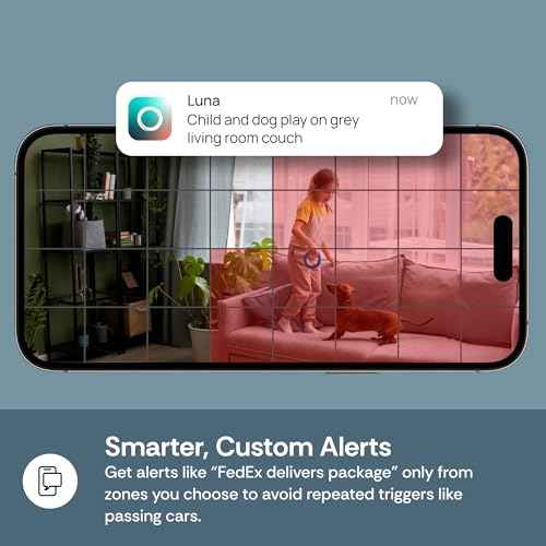 Luna 2K Indoor Cameras for Home Security, 2.4GHz & 5GHz WiFi, 360-Degree Pan-Tilt, Built-in Spotlight, Human Auto Tracking, Siren, Pet/Dog/Baby Camera with Phone app, White (2025 Upgrade Version)