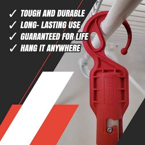 DAULT American-Made Heavy Duty Garage Storage Hooks for Milwaukee M18 Fuel Quik-lok | Updated Version for Dust Protection, Hangers | Utility Hooks | Set of 3 | Made in U.S.A. (Patented)