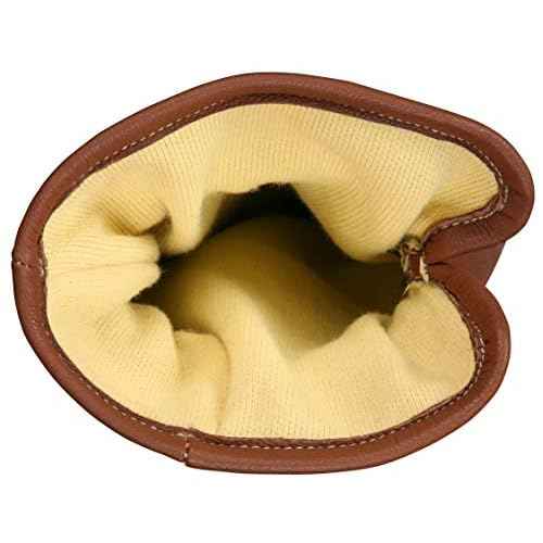 MCR Safety MU3624KXL Mustang Utility Driver Glove, Premium Grain Goat Double Palm, DuPont Kevlar 360 liner, Wing Thumb, Sewn with Kevlar, Hand Protection, 1 pair, Size X-Large, Brown