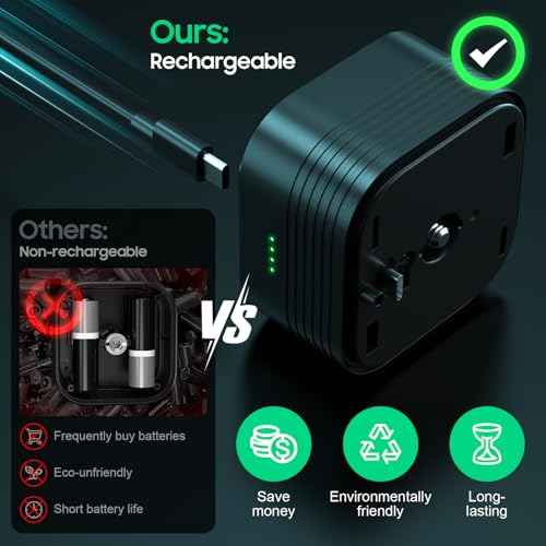 Battery for Blink Outdoor 4 (4th Gen) - 6000mAh Rechargeable Batteries Expansion Pack, Lithium Battery Extension Pack with Power Indicator, Compatible with Blink Outdoor 4 Security Camera