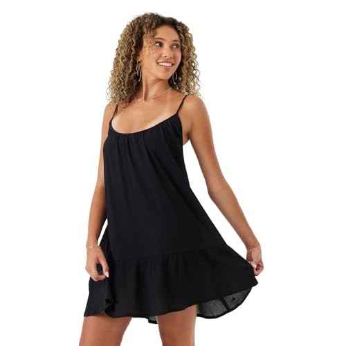 Roxy Women's Casual Dress ? Sundress & Swimsuit Cover-Ups for Beach, Poolside, Resort Wear, Midnight, Medium