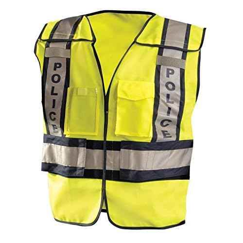 OccuNomix Premium Solid Public Safety Vest - High Visibility, Adjustable Fit
