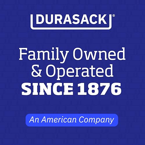 DURASACK Heavy Duty Sand Bags with Tie Strings Empty Woven Polypropylene Sand-Bags for Flood Control with 1600 Hours of UV Protection, 50 lbs Capacity, 14x26 inches, Green, Pack of 50