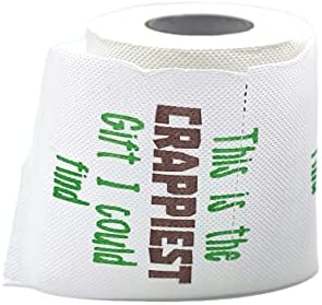 Island Dogs Crappiest Gift Novelty Toilet Paper 3-Ply and Septic Safe - Funny Joke Toilet Paper - Great Bathroom Humor, and Fun for Gags, Pranks, Office Gifts