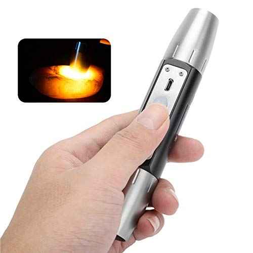 Watris Veiyi Expert Jade Flashlight, Jade Appraisal Light, Jewelry Identification Torch, Dual-Head 4 Light Sources, USB Rechargeable Flashlight