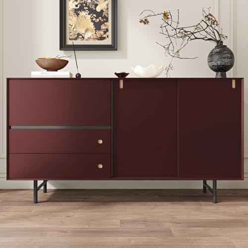 Luster Burgundy Peel and Stick Wallpaper Dark Red Contact Paper Self Adhesive Maroon Wallpaper for Bedroom Countertops Cabinets Renter Friendly Solid Color Vinyl Wall Paper 15.75"x78" Retro