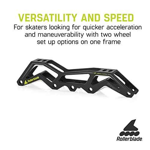 Rollerblade Overdrive 10.6" Frame 4x84mm, 1 Pair, Black, EA