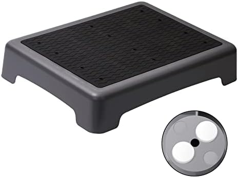 Fotree One Step Stool, Non-Slip Mobility Step Platform for Senior ï¼ Adults, Safety Step Platform for Stair, Car, Bed, Chair, Shower, Bathtub, Outdoor, 3.5 Inch High Rise Stairs 440 Lbs Capacity