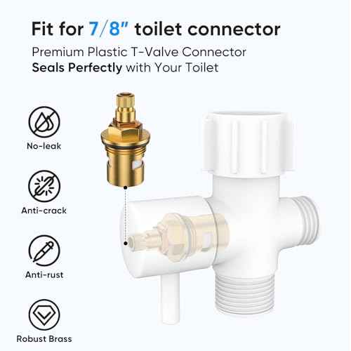 Arofa Matte White Bidet Sprayer for Toilet, Handheld Jet Sprayer Adjustable Water Pressure Muslim Shower with Bidet Hose, Bidets Faucet for Existing Toilets Cloth Diaper Spray for Baby/Feminine Wash