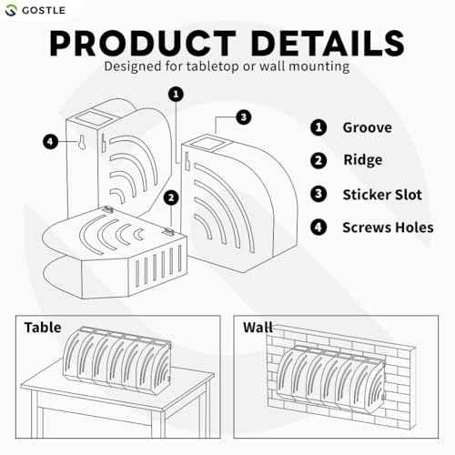 6 Inch Sanding Disc Storage Box, Sandpaper Organizer with 10 Bins ? Space-Saving Storage Rack, Offset Snap-On Connection, Grit Classification, Efficient Organization, Red