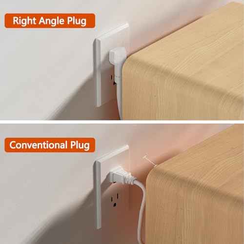 in Wall Cable Management Kit for Wall,Hide Cords Wall Mounted TV,Power Bridge Wall Kit for TV,Recessed Outlet for Organizing Cables Behind Wall-Mounted TV
