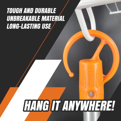 DAULT American-Made Heavy Duty Garage Storage Hooks for Stihl Kombi Attachments | Tool Organizer Hangers | Wall Mount Utility Hooks | Set of 3 | Made in U.S.A. (Patented)