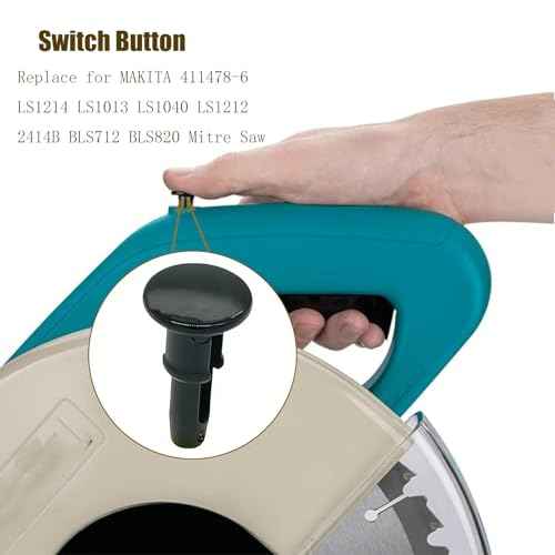 411478-6 Switch Button replace for MAKITA LS1214 LS1013 LS1040 LS1212 2414B BLS712 BLS820 Mitre Saw