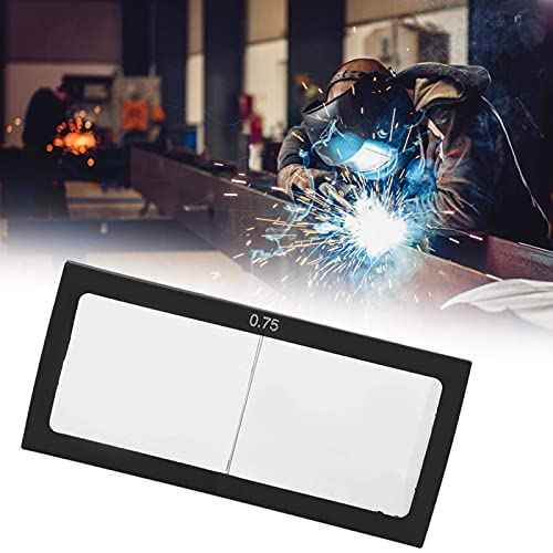 5pcs Glass Magnifying Welding Lens, 1.0/1.75/2.0/2.5/3.0 Diopter Cheater Lens for Welding Helmet, Not Easily Scratched Perfect for Magnifying Welds