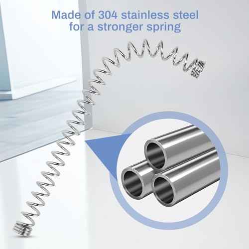 Commercial Sink Sprayer Hose,Commercial Kitchen Sink Faucets Flexible Hose Replacement(44 inch),with 304 Stainless Steel Pre Rinse Spring, Suitable for Use with Commercial Faucets