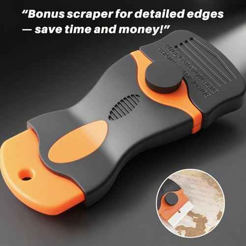 Painters Tape 2 Inch Wide with Bonus Scraper Tool Included, Blue Tape, Masking Tape, Paint Tape for Multi-Purpose, Painting, Painter's, (109yd =0.98IN*25yd*4),No Residue, Easy Removal