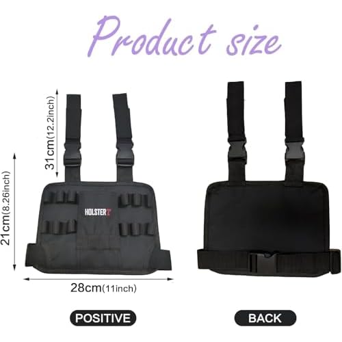 Holster Z 2.0 Leg Tool Pouch,Men's Electrician Tool Pouch with Belt Clip