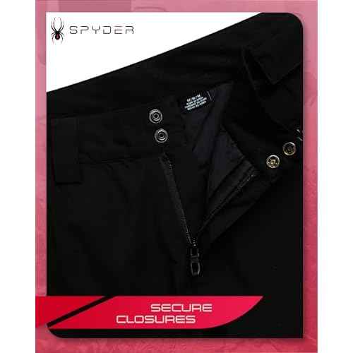 Spyder Women's Snow Pants - Warm Waterproof Insulated Winter Ski and Snowboard Pants - Cozy Thermal Pants for Women (S-XL)