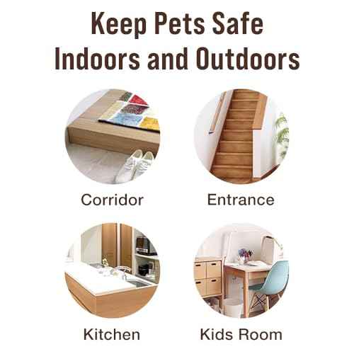 Japard Dog Gate 2 Panels - Foldable Indoor Fence Freestanding with Support Feet, 24 in Tall 35.4" Wide, Suitable for Small Pets, Cats, Rabbits, Puppy, Wood Brown