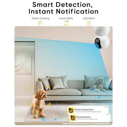 BoyKeep 2K Cameras for Home Security, 2-Pack Indoor Camera with Night Vision, Pet Camera Indoor with Phone App, Motion Detection, 2-Way Audio, Cloud/SD Card Storage, Compatible with Alexa