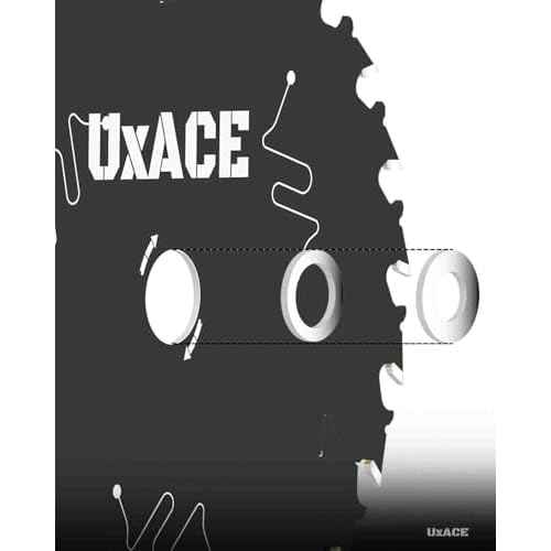 Saw Blade Bushing Set, Adapter Ring Kit, Arbor Spacer Combination, Reduction Ring Bundle, 9 General Sizes for Circular Saw Blade, Diamond Blade on Circular Saw, Angle Grinder, 18 Pack