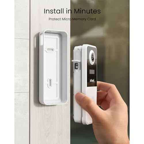 ieGeek Doorbell Camera Wireless No Subscription, 3MP Video Doorbell with Chime, 180¡Æ Head to Toe View, 2-Way Talk Voice Changer, AI Motion Detection Night Vision, Only 2.4GHz WiFi, Works with Alexa