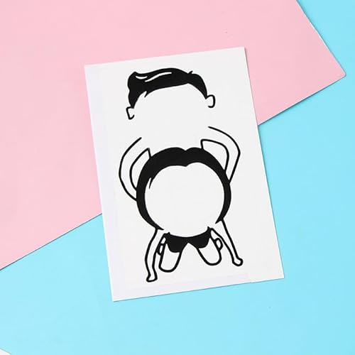 Ximimark 4 pcs Funny Vinyl Sticker Decal Cute Wall Art, Hand Socket Decals, Humorous and Funny Decals, Home Decoration
