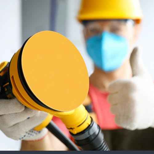 6 Inch - No Hole Hook and Loop Sanding Discs 600 Grit, Random Orbital Sandpaper for Automotive and Woodworking - 100 Pack