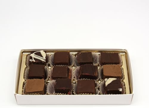 Gourmet Fudge Gift Box – 12 oz., 6 Assorted Flavors – Perfect for Anniversaries, Mother's Day, Birthdays, and Special Occasions – Creamy Homemade Fudge Gift