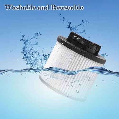 2 Pack DXVC4001 Vacuum Filters Replacement, Compatible with DEWALT 4-5 gallon wet dry shop vac DXV04T DXV05P DXV05S DXV08S and DXV06G