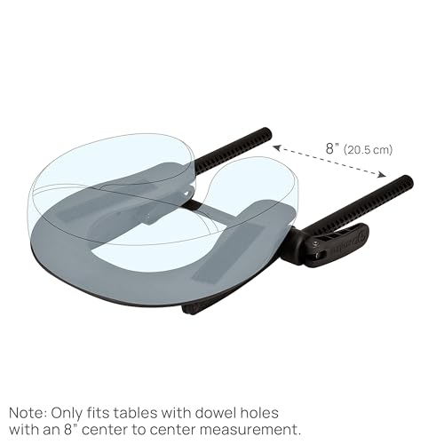 EarthLite Massage Table Face Cradle Deluxe Adjustable - Durable, Fully Adjustable Headrest Platform for Massage Chairs & Tables