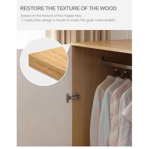 Sevalo Wood Contact Paper Wood Peel and Stick Wallpaper Light Wooden Grain Contact Paper for Cabinets and Drawers Self Adhesive Removable Wallpaper 17.7inW 630inL Oak Natural Easy to Install & Clean