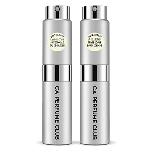 CA Perfume Club Impression of Christian D La Collection Prive Royal Eau de Cologne For Women & Men Replica Version Fragrance Dupes Long Lasting Eau de Parfum Spray Atomizer 0.27 Fl Oz-X2