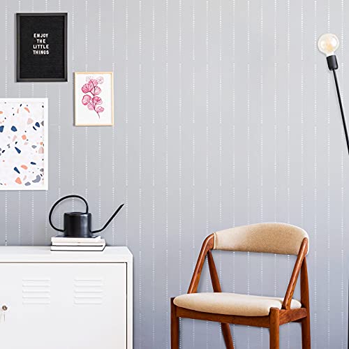 Outus 8 Pieces 12 x 12 Inch Wall Stencils for Painting on Wall Wood Floor Tile Reusable Furniture Stencils Drawing Template Geometric Modern Herringbone Pattern Stencil Home Decor(Delicate Style)