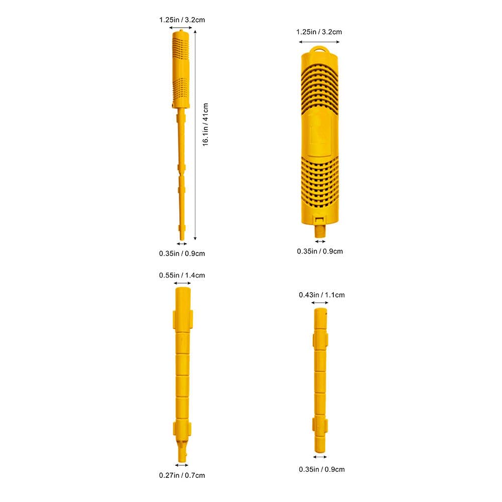 OBMAO Spa Mineral Sticks, Hot Tub Mineral Stick, Spa Mineral Sticks for Hot Tub with 4 Months Lifetime Universal for Pool&Hot Tub to Keep Water Clear(Yellow,2PCS)