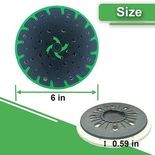 Upgraded 202461 Soft Sanding Pad Compatible with Festool RO 150 FEQ Sander, 6-Inch 150mm, 1Pack