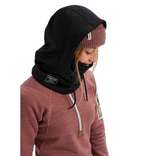 Burton Bonded Hood Winter Face Mask (Helmet Size, True Black)