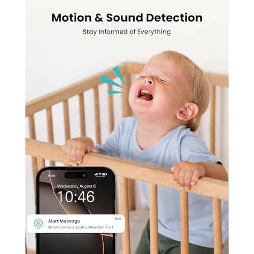 3K Indoor Security Camera 2Pack, 360¡Æ Pan/Tilt WiFi Camera for Home Security, 2.4/5GHz Pet/Dog/Baby Camera with Phone App, Night Vision, Two-Way Audio, 24/7 SD/Cloud Storage, Works with Alexa