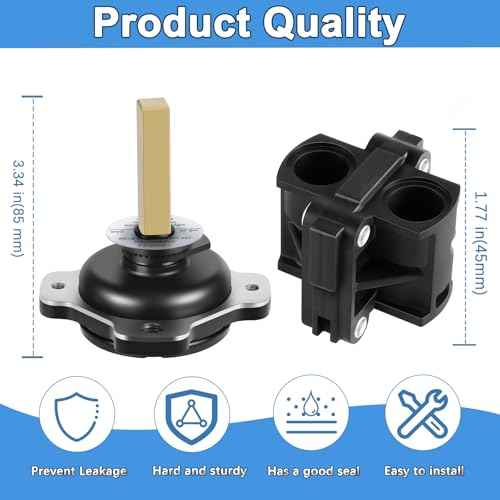 GP77886 Mixer Cap and GP500520 Pressure Balancing Unit Cartridge, Compatible with Kohler K-GP77886, Shower Cartridge Replacement for K-15700-K Mixing Valve and for Rite-Temp K-15701-K Mixing Valve