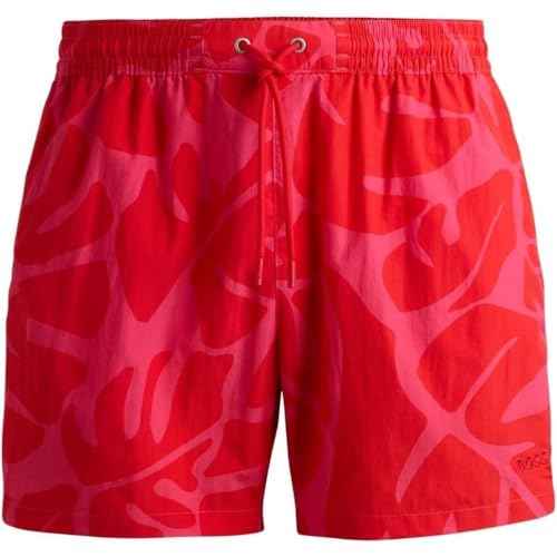 BOSS Mens Tonal Print Swim Trunks