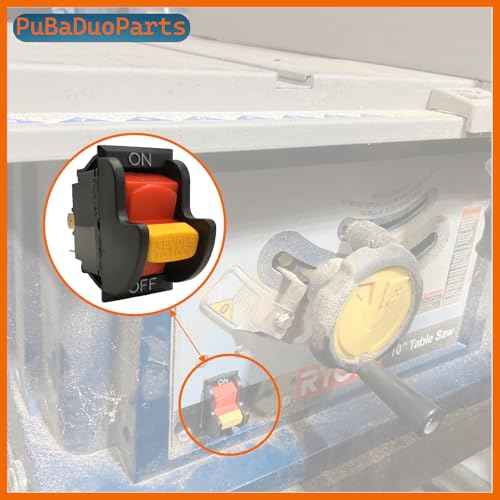 SW7B On-Off Toggle Switch 2 Prong, Replacement for Delta Table Saw, Drill Press, Band Saw Compatible with Delta 489105-00, 1343758, Ryobi 46023, Porter Cable 438010170141