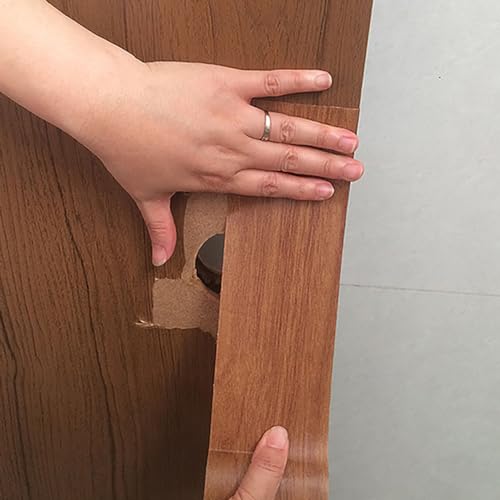 2.2 Inch x 15 Feet Brown Wood Grain Repair Tape for Wood Surfaces, Waterproof, DIY, Arts and Craft