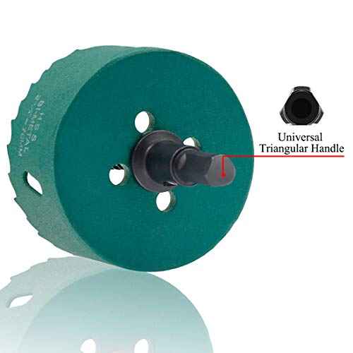 2 3/4 inch/70mm Hole Saw BI-Metal Hole Saw Tools,Hole Cutter, Cut Smooth and Fast for Cornhole Boards, Wood, Plastic, Drywall, Fiberboard
