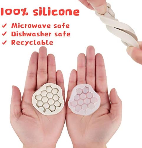 4 Pieces Silicone Honeycomb Molds for Chocolate, Honeycomb Fondant Mold for Kitchen Cake Cupcake Decorating Epoxy Resin Moulds for Christmas Candy Baking Cake Party Supplies