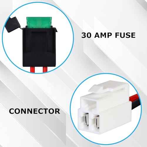 Mighty Max Battery Extended Range Drop in Replacement for 12v Razor Scooter Ride on Toy 9ah Battery kit and Harness
