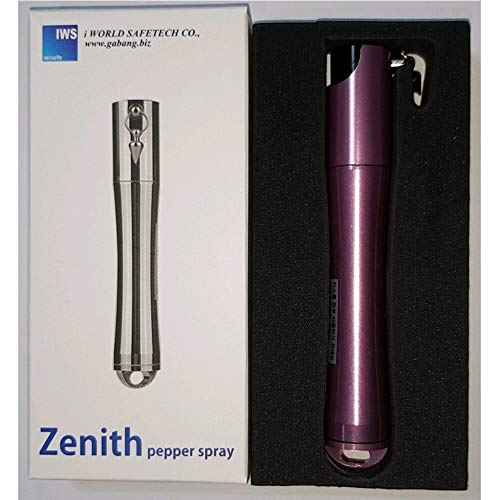 Zenith Pepper Spray Keychain Compact Size for Women Finger Grip 30 Bursts 14 Foot 4M More Range Self Defense Protect Yourself