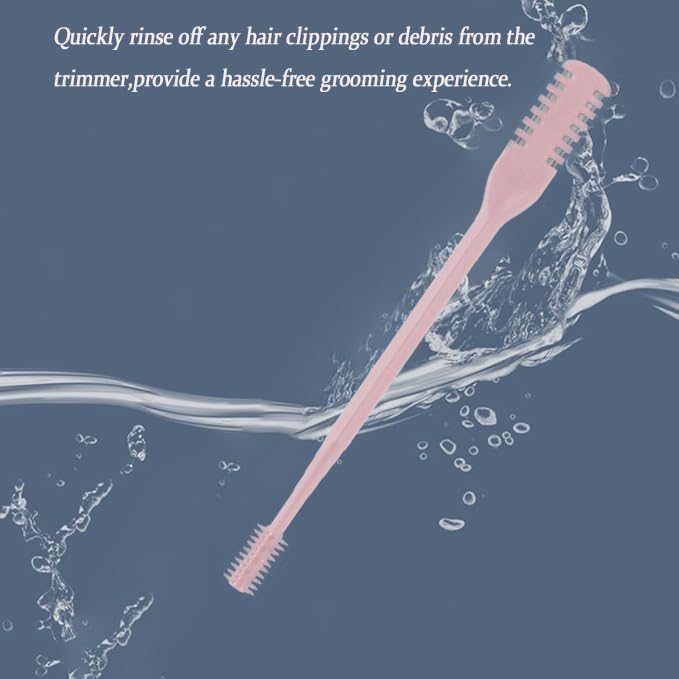 2-in-1 Nasal Hair Cutter, 2024 New Upgraded Manual Nose Hair Trimmer, Double Sided and 360° Rotating Nose Hair Trimmer, Nostril Hair Remover Tool for Men Women (24)